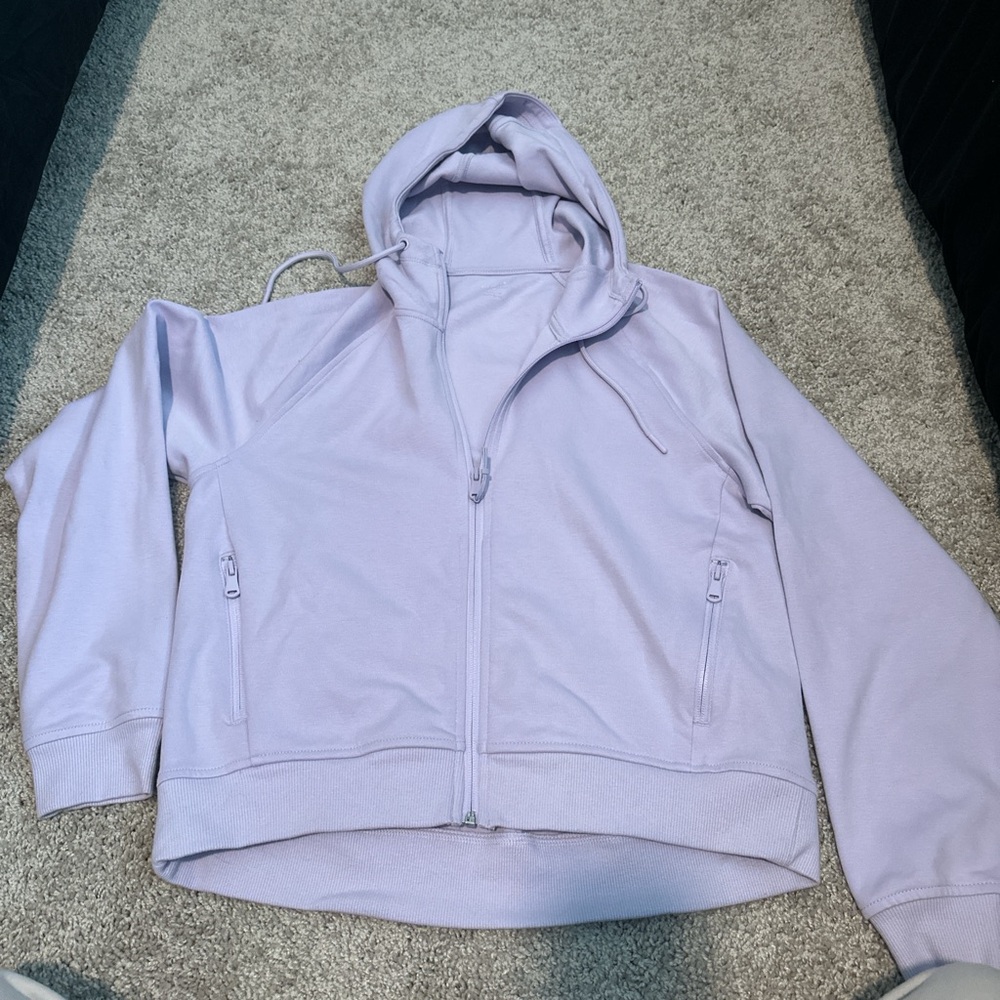 Lavender Zip-Up Hoodie